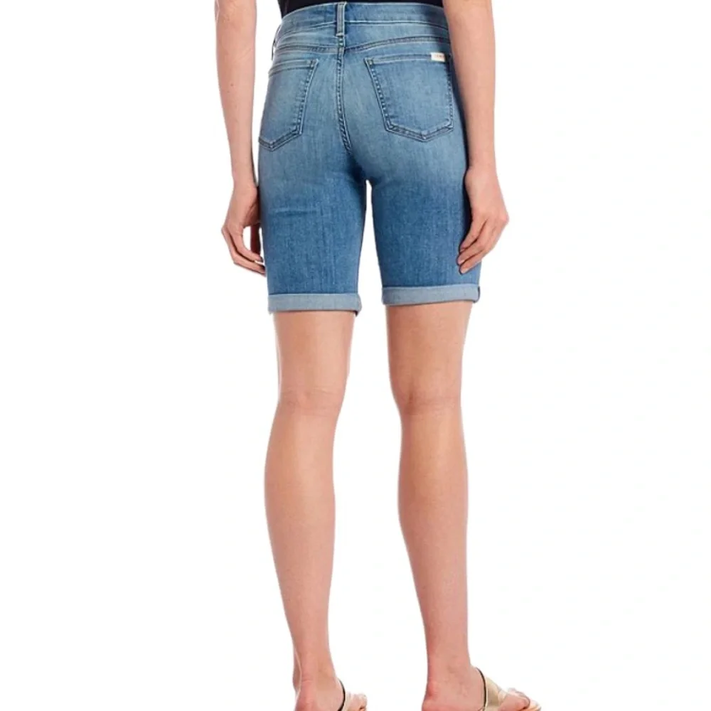 JEN7 by 7 for All Mankind Rolled Hem Bermuda Shorts